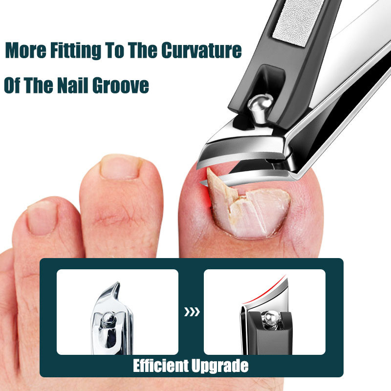 Lielas diagonālās nagu grieznes nerūsējošā tērauda Mājsaimniecības lielas nagu grieznes Profesionālās nagu grieznes nagu rievu šķēres Jauns