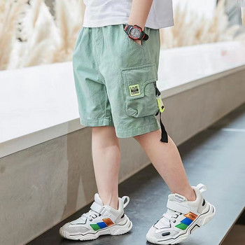 Αγόρια καλοκαιρινά παντελόνια Λεπτό καθαρό βαμβακερό σπαστό παντελόνι 2024 Καλοκαίρι Νέο παιδικό βρεφικό κορεατικό σορτς εργασίας Μοντέρνο