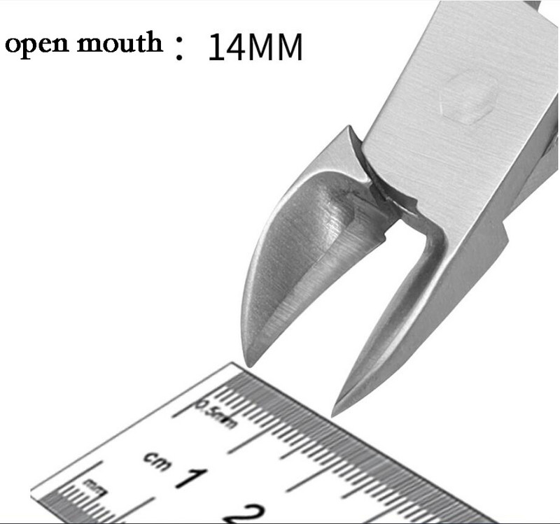 1 kom Škarice za nokte od nehrđajućeg čelika Manikura Klešta Rezač za uklanjanje mrtve kože Pinceta Pedikura Podrezivanje noktiju Kliješta za orlov kljun