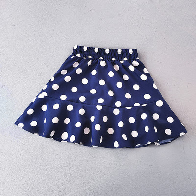 Κορίτσια Ruffle Chiffon Dot Φούστες Καλοκαιρινό μωρό ψηλόμεσο Mini φούστα Casual Παιδική πλισέ κοντή φούστα για κορίτσια Ρούχα