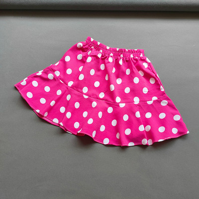 Κορίτσια Ruffle Chiffon Dot Φούστες Καλοκαιρινό μωρό ψηλόμεσο Mini φούστα Casual Παιδική πλισέ κοντή φούστα για κορίτσια Ρούχα
