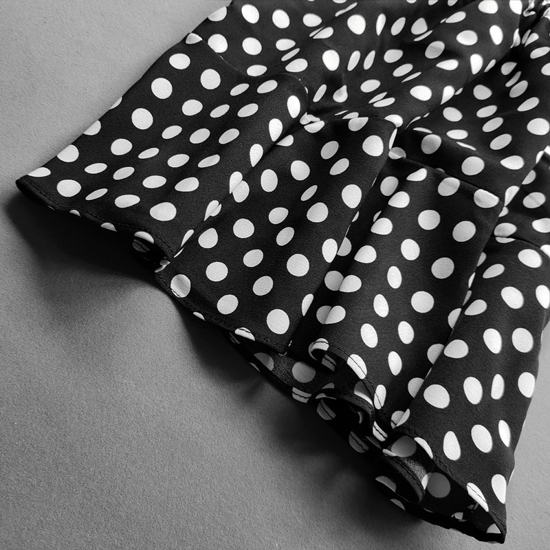 Suknje na točkice s volanima za djevojčice Ljetna mini suknja visokog struka za djevojčice Ležerna dječja plisirana kratka suknja za djevojčice Odjeća