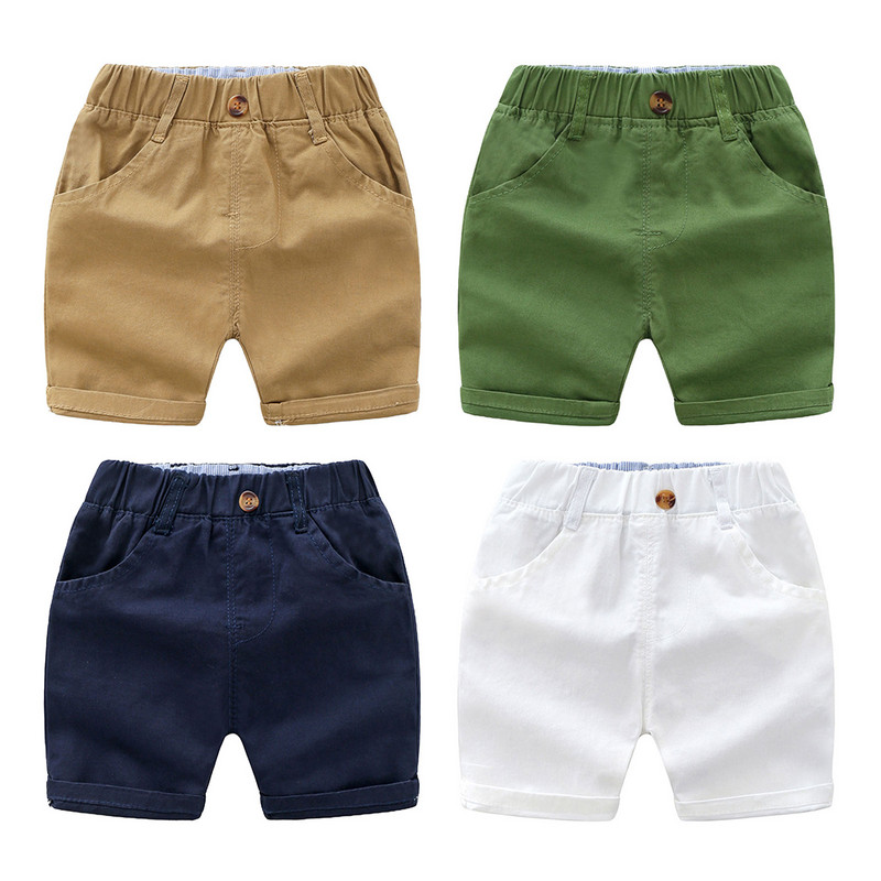 Mala djeca, dječaci, ljetne ležerne kratke hlače s čvrstim elastičnim pojasom, chino kratke hlače s ravnim nogavicama, kratke hlače za dječju zabavu, školsku odjeću