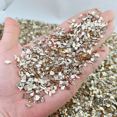 100Gb Krāsains Aurora Butterfly Nail Art Decoration 6mm Resin Mini 3D Butterfly Nail Charms AB /Pink Cute Manicure Butterfly N*