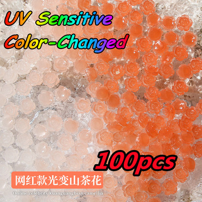 100Gb Krāsains Aurora Butterfly Nail Art Decoration 6mm Resin Mini 3D Butterfly Nail Charms AB /Pink Cute Manicure Butterfly N*