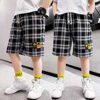 2023 New Boys καρό σορτς Casual Summer Kids\' Fashion Soft Breathable Παντελόνι Five Quarter Παιδικά ρούχα υψηλής ποιότητας