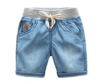 Νέα Παιδικά Αγόρια Τζιν Σορτς Καλοκαιρινά Βρεφικά Ρούχα Αγόρια Casual μαλακά βαμβακερά τζιν σορτς για αγοράκια Hot παντελόνια 2-8 ετών