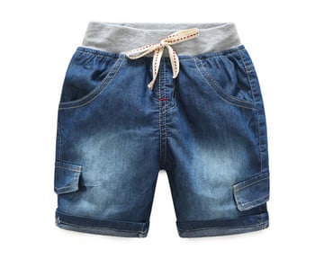 Νέα Παιδικά Αγόρια Τζιν Σορτς Καλοκαιρινά Βρεφικά Ρούχα Αγόρια Casual μαλακά βαμβακερά τζιν σορτς για αγοράκια Hot παντελόνια 2-8 ετών