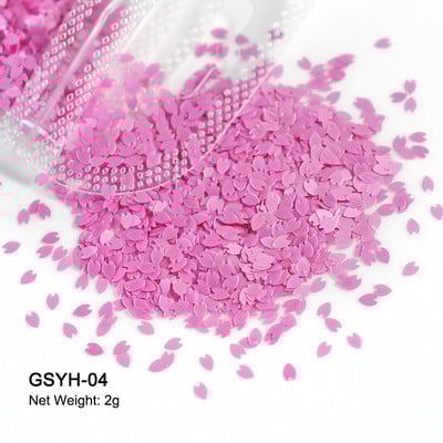 2g Hologrāfisks nagu mākslas mirdzums, spīdīgs, salds, mīļš, sirds pārslas, fliteris