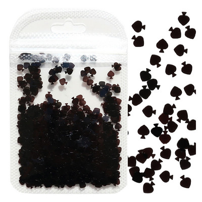 2g Hologrāfisks nagu mākslas mirdzums, spīdīgs, salds, mīļš, sirds pārslas, fliteris