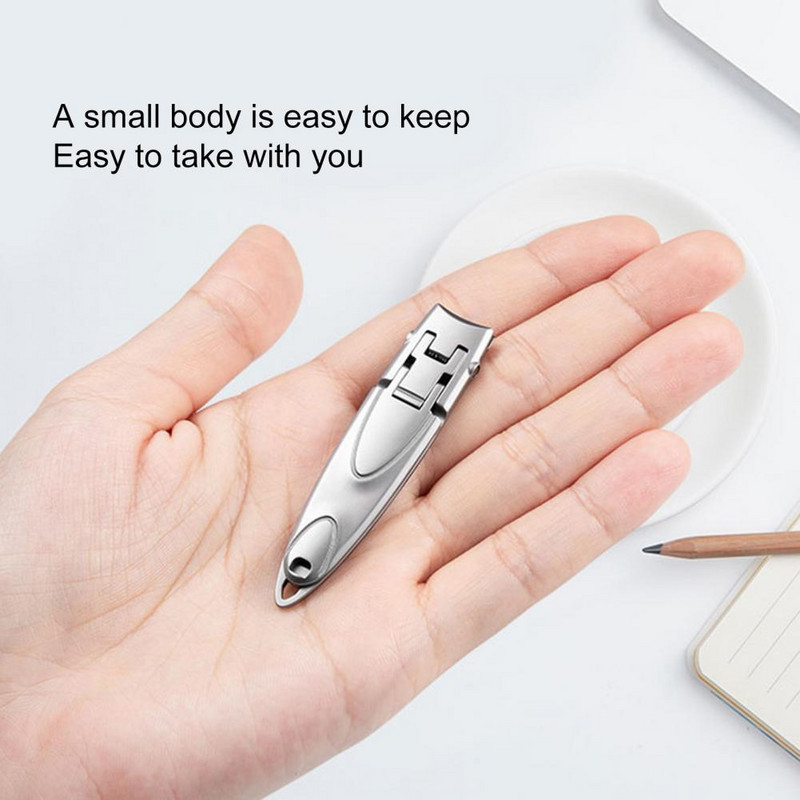 Videi draudzīgs kāju nagu griezējs Pretrūsas nagu griezējs Pretšļakatu pedikīrs Nerūsējošā tērauda kāju nagu griezējs