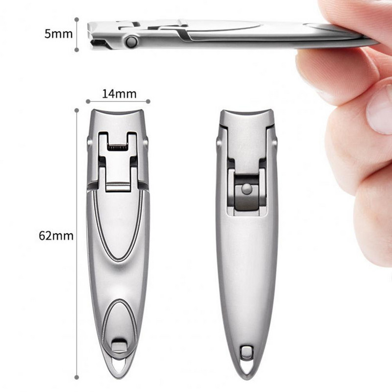 Videi draudzīgs kāju nagu griezējs Pretrūsas nagu griezējs Pretšļakatu pedikīrs Nerūsējošā tērauda kāju nagu griezējs