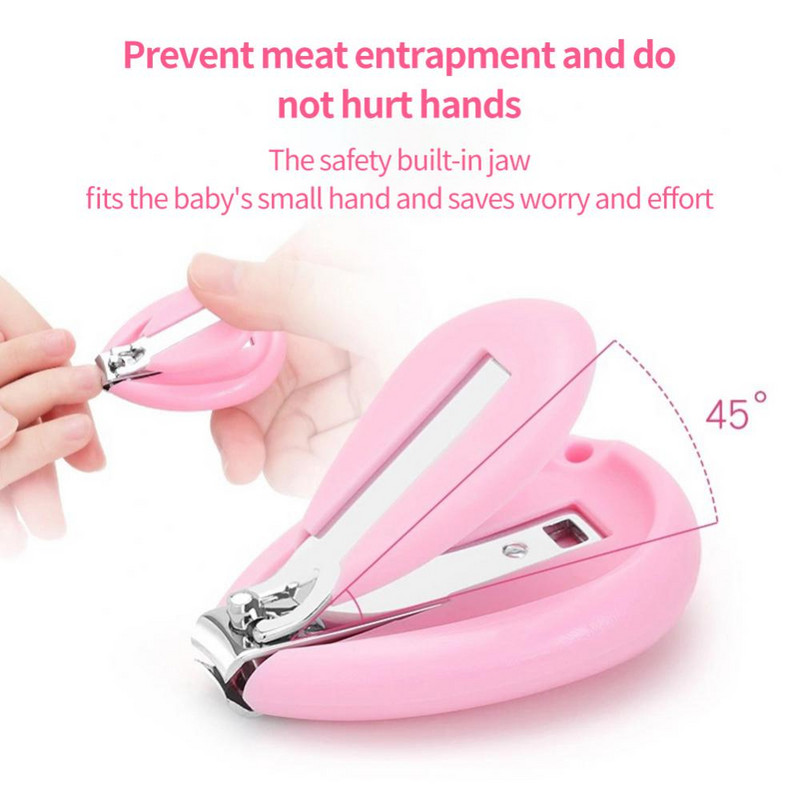 Zīdaiņu pirkstu pirkstiņu trimmeris gaismas drošības žokļi bez smaržas zīdaiņu nagu kopšanas rīki zīdaiņu nagu griezēji, kas novērš kritienu, novērš atlēkšanu veselīgi