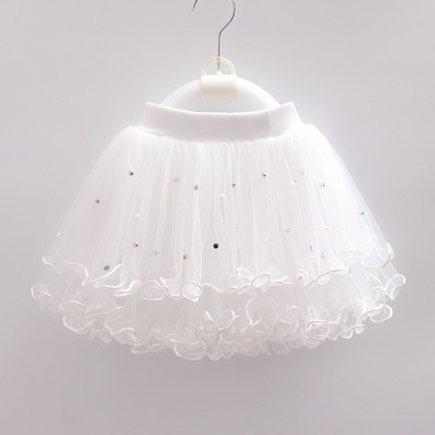 Ljeto 2024. Nova suknja za djevojčice s cvjetnim izvezenim mrežastim baletom, dječja faldas mini suknja od mekanog tila za djevojčice, plesna suknja 2-8T