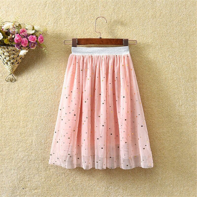 2 3 4 6 8 10 12T djevojčica sa šljokicama i zvijezdama, modna duga suknja od tila, dječje princeze, slatke suknje, ljetna odjeća za velike djevojčice