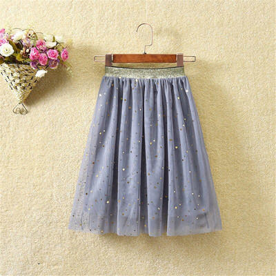 2 3 4 6 8 10 12T djevojčica sa šljokicama i zvijezdama, modna duga suknja od tila, dječje princeze, slatke suknje, ljetna odjeća za velike djevojčice