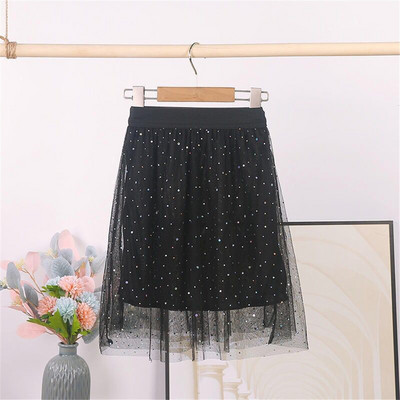 2 3 4 6 8 10 12T djevojčica sa šljokicama i zvijezdama, modna duga suknja od tila, dječje princeze, slatke suknje, ljetna odjeća za velike djevojčice