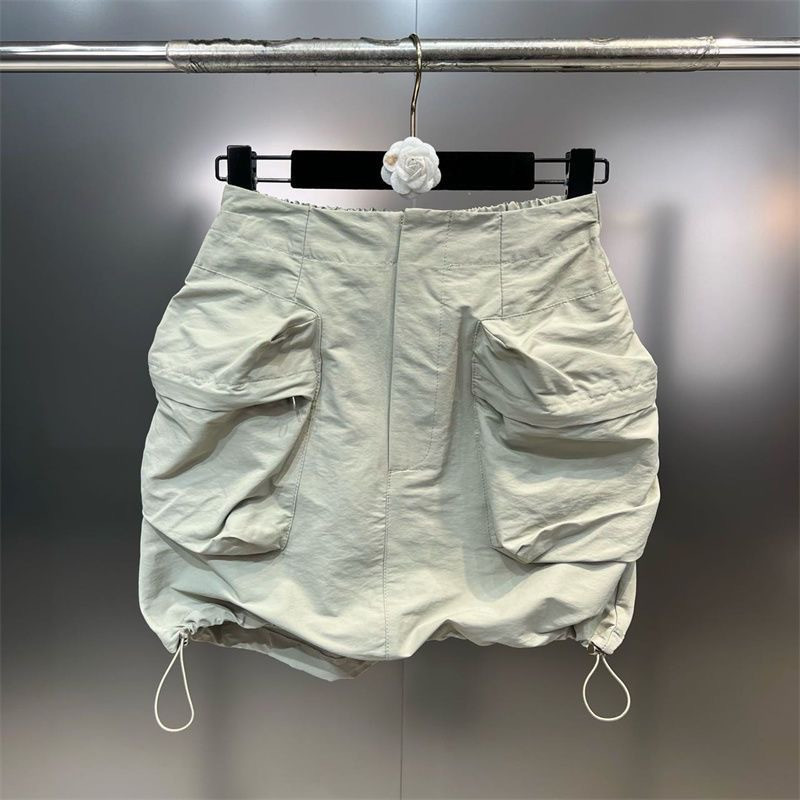 Pavasara rudens meiteņu svārki zīdaiņu kravas svārki mazuļiem bērniem svārki bērniem apakšā modes kabatas vilkšanas aukla 3-14Y