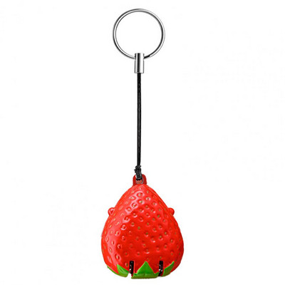 Salocīts nagu griezējs Mini pārnēsājams karikatūra Animal Fruit Panda Tiger Strawberry Keychain Nagu šķēres manikīra apgriešanas rīks