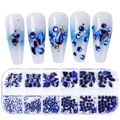 Fehér Gyöngyök Körömre Kaviár Gyöngy Nail Art Charms Decor Félforma Design 3D Kristályok Strasszkövek Manikűr Kiegészítők LA2070
