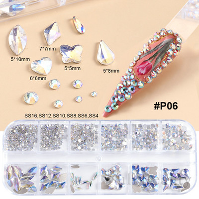 Fehér Gyöngyök Körömre Kaviár Gyöngy Nail Art Charms Decor Félforma Design 3D Kristályok Strasszkövek Manikűr Kiegészítők LA2070