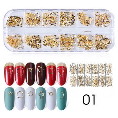 Fehér Gyöngyök Körömre Kaviár Gyöngy Nail Art Charms Decor Félforma Design 3D Kristályok Strasszkövek Manikűr Kiegészítők LA2070