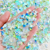 100 DB vegyes dizájn 3D gyanta körömdíszítések varázslatok Kawaii kiegészítők jeges kamélia pillangó jávorszarvas szív manikűr rész