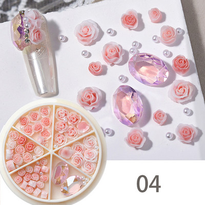 Mješovite boje Kameleon za nokte Svjetlucavi kamenčići za nokte Male nepravilne perlice za 3D ukrasne kamenčiće za nokte DIY savjeti