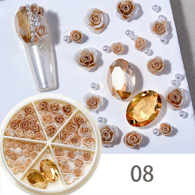 Mješovite boje Kameleon za nokte Svjetlucavi kamenčići za nokte Male nepravilne perlice za 3D ukrasne kamenčiće za nokte DIY savjeti