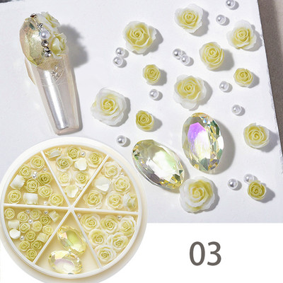 Mješovite boje Kameleon za nokte Svjetlucavi kamenčići za nokte Male nepravilne perlice za 3D ukrasne kamenčiće za nokte DIY savjeti