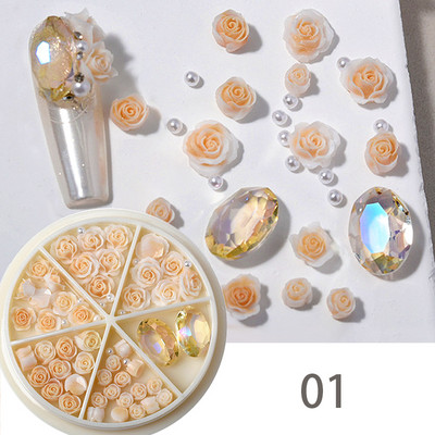 Mješovite boje Kameleon za nokte Svjetlucavi kamenčići za nokte Male nepravilne perlice za 3D ukrasne kamenčiće za nokte DIY savjeti