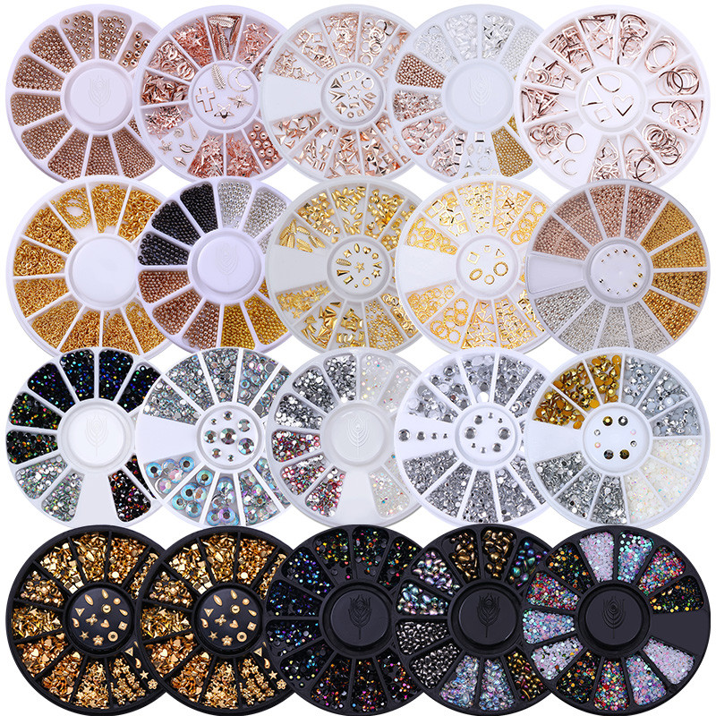 Mješovite boje Kameleon za nokte Svjetlucavi kamenčići za nokte Male nepravilne perlice za 3D ukrasne kamenčiće za nokte DIY savjeti