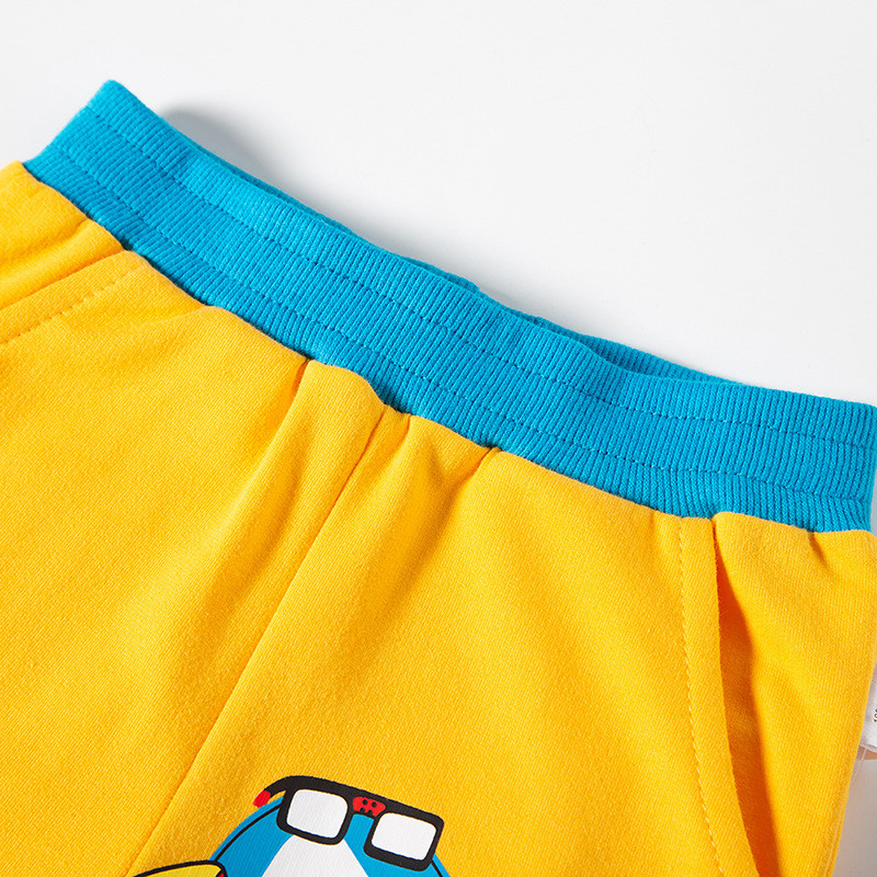 TUONXYE vasaras zēnu šorti bērnu multfilma jauka haizivs kabata kokvilna, mīksta ikdienas elpošana, ērta, elastīga bērnu drēbes