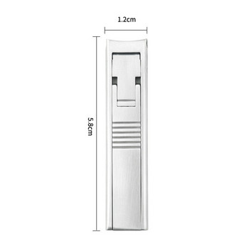 2023 НОВИ 1 бр. Ултра тънки ножици за нокти от неръждаема стомана Ножки за нокти на ръцете Тример Преносими ножици за маникюр