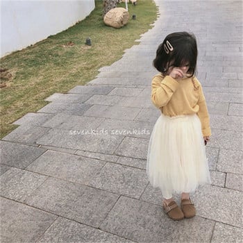 Καλοκαιρινή νέα κοριτσίστικη δικτυωτή φούστα Παιδική παντός αντιστοιχίας Κομψές παιδικές φούστες για κοριτσάκι WT617
