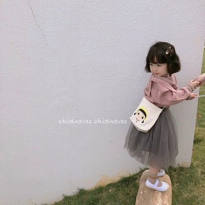 Vasaras jauni meiteņu tīklveida svārki bērniem, eleganti mazuļu svārki WT617