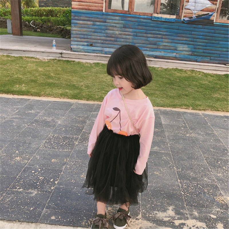 Vasaras jauni meiteņu tīklveida svārki bērniem, eleganti mazuļu svārki WT617