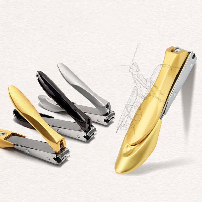 Luksusa pretšļakatu nagu griezējs pirkstu nagu kāju nagu griezējs manikīrs pedikīrs instrumenti Bionics dizains nagu griezējs kutikulas šķēres