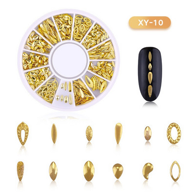 12/18 buc/cutie Flori uscate 3D Decoratiuni pentru arta unghiilor Autocolante florale uscate Brelocuri pentru manichiura DIY Modele pentru accesorii pentru unghii