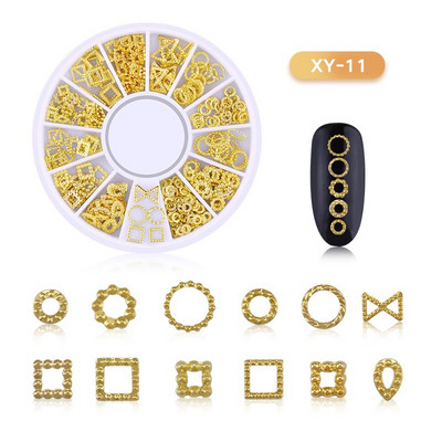 12/18 buc/cutie Flori uscate 3D Decoratiuni pentru arta unghiilor Autocolante florale uscate Brelocuri pentru manichiura DIY Modele pentru accesorii pentru unghii