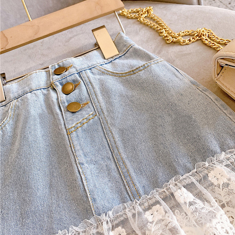 2024. gada vasara, jauni mazuļu svārki meitenēm, brīvi, īsi svārki, bērnu apģērbi.