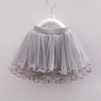 2024 Summer Βρέφη Βρεφικά Κορίτσια Διχτυωτή Φούστα Παιδική Μίνι φούστα μονόχρωμη γάζα για μικρά κορίτσια Φούστες Παιδικά ρούχα 1-14Τ