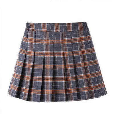 Meiteņu rūtaini svārki bērniem ar augstu vidukli kroku svārki Skolas formastērps bērniem Mode tīņu apģērbi Jauki deju mini svārki 10 12 Y