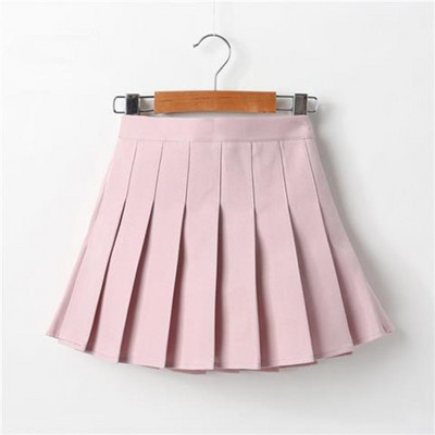 Meiteņu rūtaini svārki bērniem ar augstu vidukli kroku svārki Skolas formastērps bērniem Mode tīņu apģērbi Jauki deju mini svārki 10 12 Y