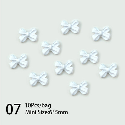 10 komada 3D srebrni zlatni leptir nakit Nail Art nitne Modni ženski privjesci za nokte Bowknot Srce Nokti Rhinestones Dekoracija za manikuru