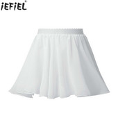 Dječja baletna plesna suknja za djevojčice Balerina Gimnastička plesna odjeća za vježbanje Elastični pojas Suknje od šifonskog vela Kostim za nastup