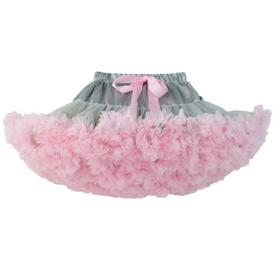 Īsi Lush Kids Tutu svārki meitenēm Rozā tilla svārki pufīgi kokvilnas mežģīnes bērnu zīdaiņu volānsvārki bērnu drēbītes ar tauriņu