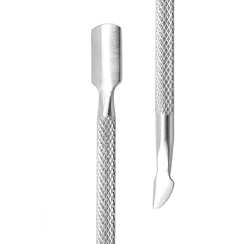 1kom dvoglavi gurač zanoktica od nehrđajućeg čelika Alati za manikuru za lak za nokte Ljepilo za uklanjanje zanoktica Dodaci