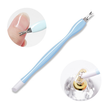 10/5Pcs Dead Skin Remover Nail Art Fork Remover Cuticle Remover Nipper Pusher Trimmer Πεντικιούρ νυχιών από ανοξείδωτο ατσάλι Εργαλεία περιποίησης νυχιών