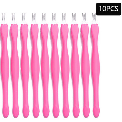 10/5 bucăți pentru îndepărtarea pielii moarte, furculiță pentru arta unghiilor, pentru îndepărtarea cuticulelor, tăietor de împingere, trimmer din oțel inoxidabil, pedichiură, instrumente pentru îngrijirea unghiilor.